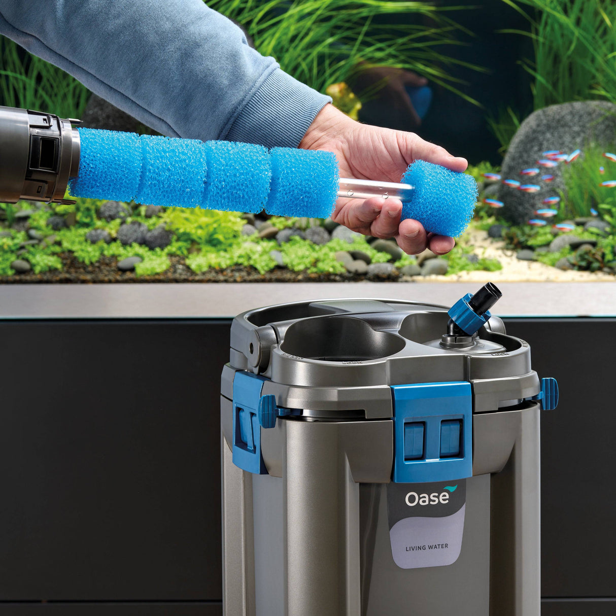 OASE BioMaster Pre-filter 45 ppi Foam Set installation