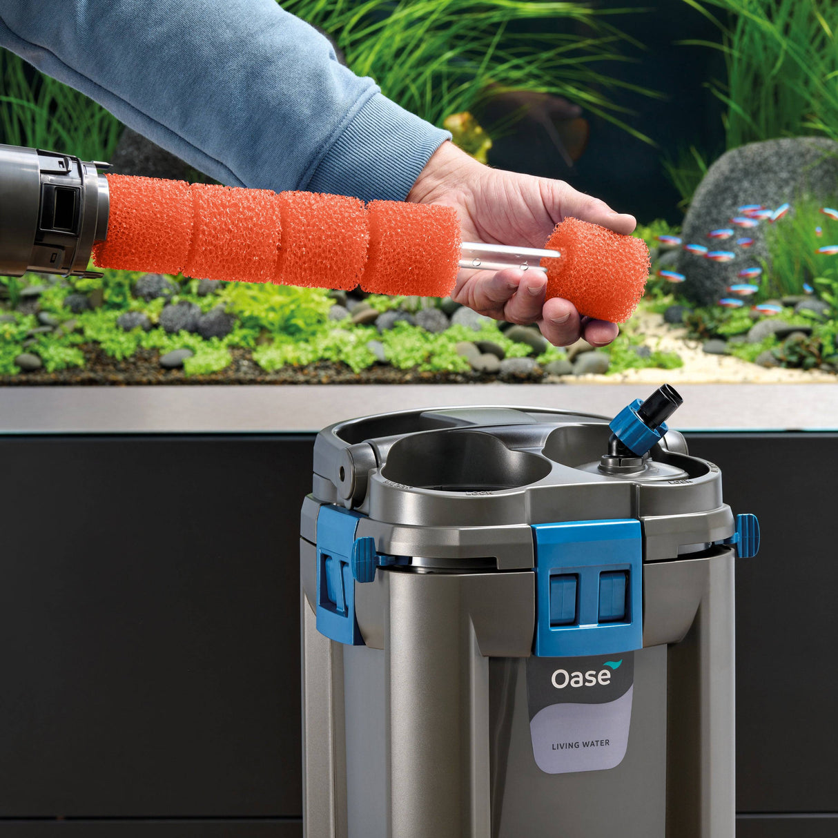 OASE BioMaster Pre-filter 30 ppi Foam Set installation
