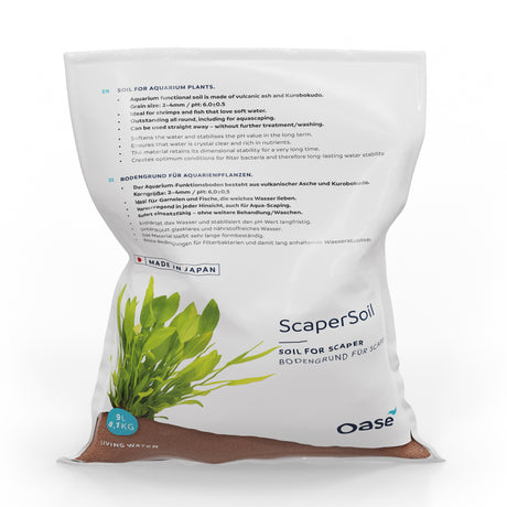 OASE ScaperLine Aquarium Soil - Brown in Packaging